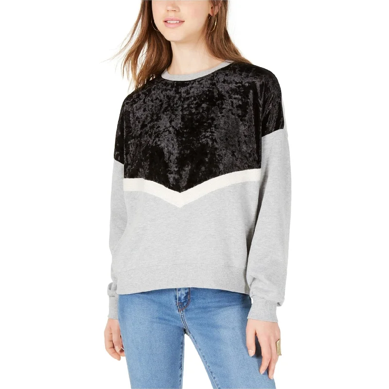 Freshman Womens Velvet Chevron Sweatshirt Modern Women's 