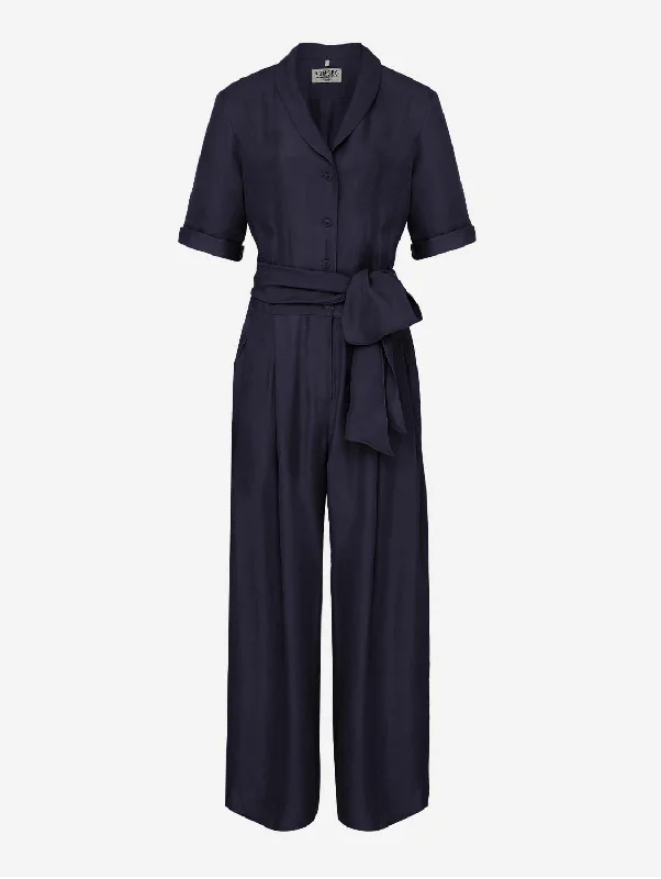 Planet Women's Rayon Jumpsuit | Navy Bohemian Women's Free