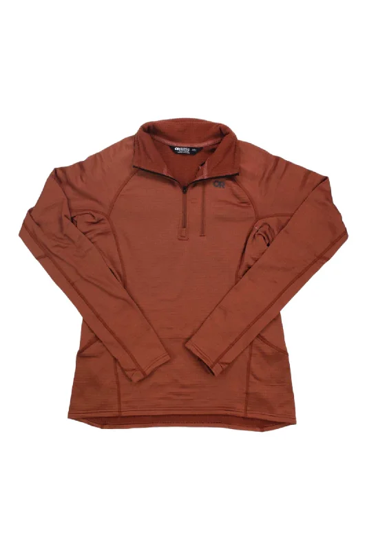 Outdoor Research Womens Vigor Grid Fleece Quarter Zip Top Streetwear Style for 