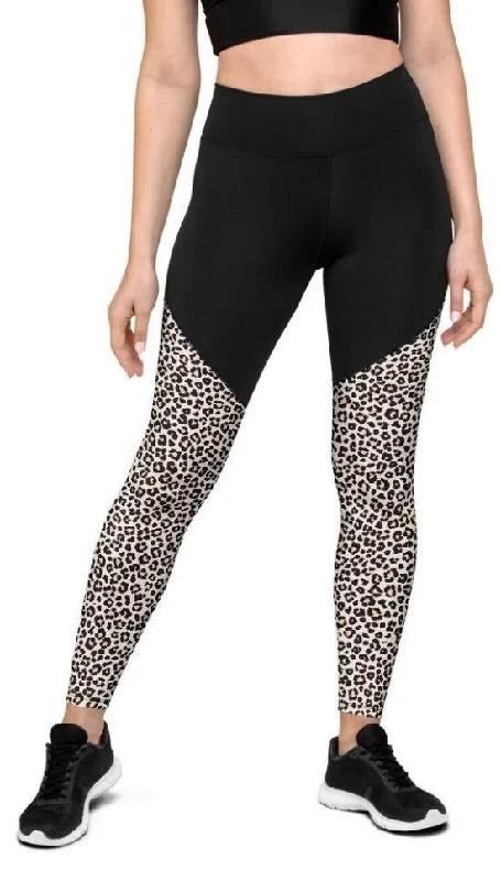 Leopard Compression Leggings Stylish Women's Tropical 