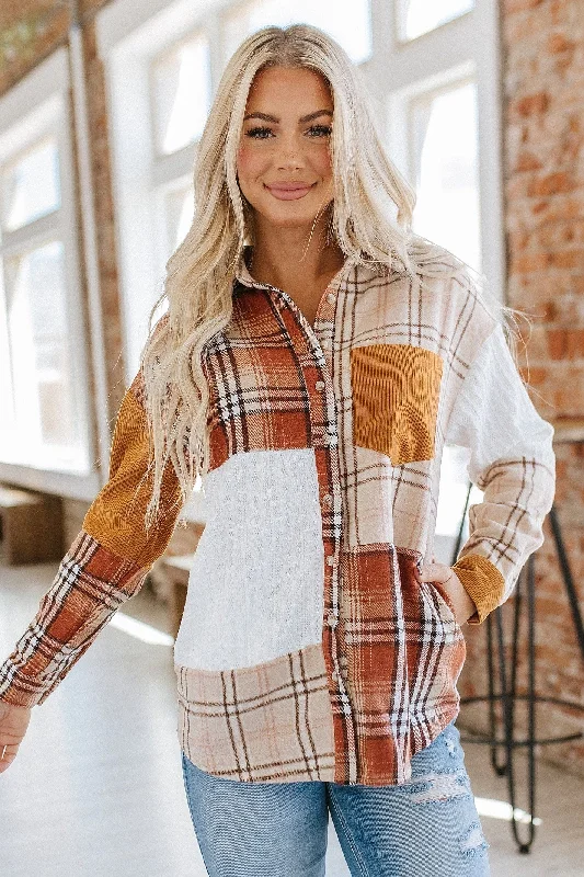 Lilly Plaid Shacket | S-2XL Practical Women's Multi - 