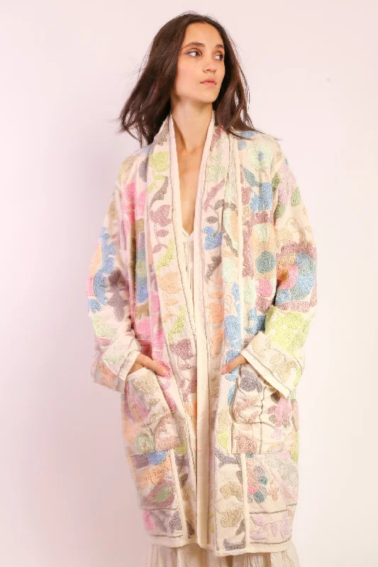 SUZANI COAT JACKET NISA Classic Women's Pin - striped