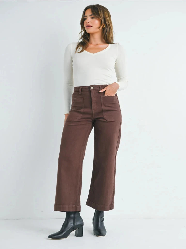 Just Black Denim Utility Pant Trendy Women's 