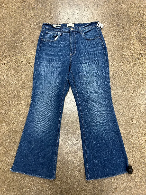 Jeans Flared By Universal Thread In Blue Denim, Size: 10 Dynamic Women's High - energy Dynamic Women's High - energy