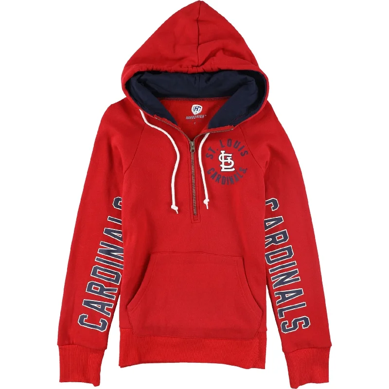 Hands High Womens St. Louis Cardinals Hoodie Sweatshirt, Red, Small Tough Women's Military - inspired Hands High Womens St. Louis Cardinals Hoodie Sweatshirt, Red, Small Tough Women's Military - inspired