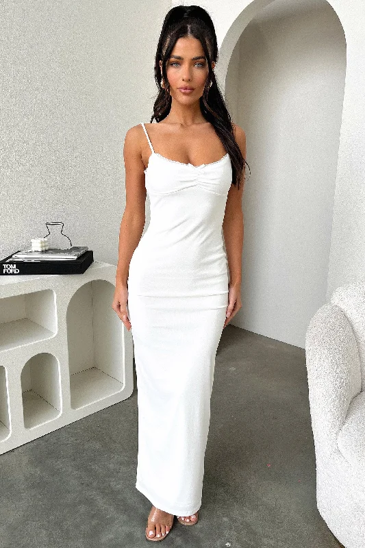 Tilly Maxi Dress - White Edgy Women's Punk Edgy Women's Punk