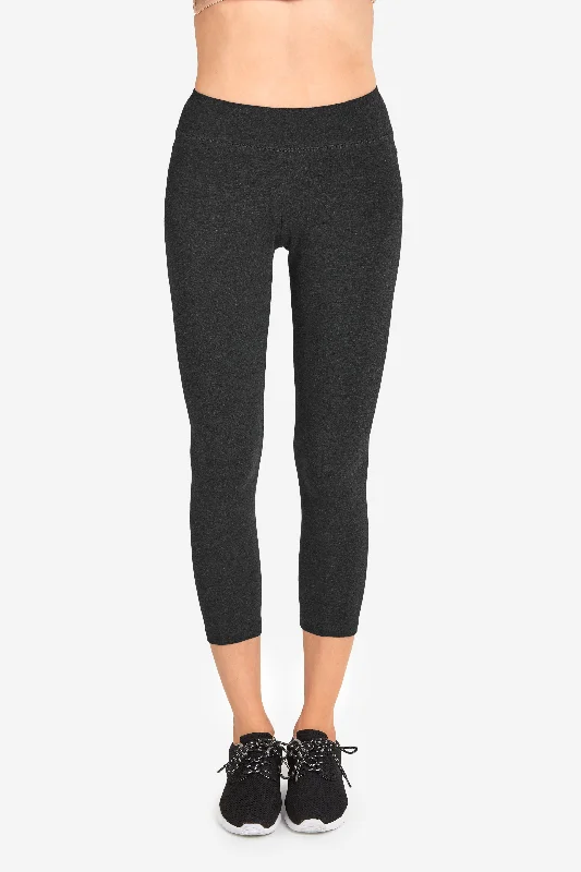 SOFRA LADIES COTTON CAPRI LEGGINGS (WP4001) Rugged Women's Outdoor 