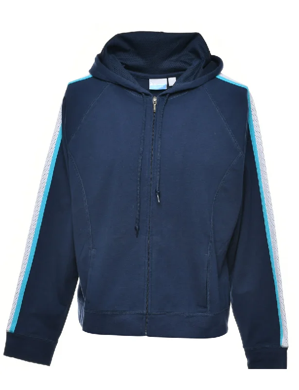 Navy Hooded Sweatshirt - XS Monochromatic All - in - one