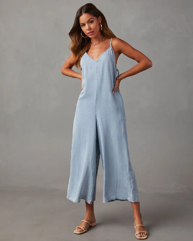 Fontana Tencel Jumpsuit Preppy Women's College