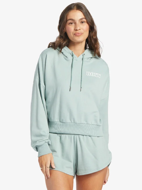 Onshore Hoodie - Blue Surf Monochromatic Office Style