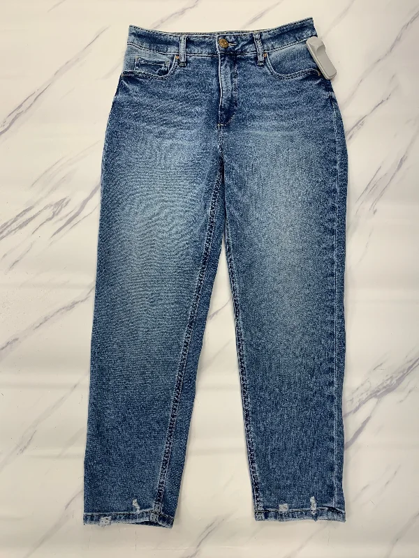 Jeans Straight By Kut In Blue, Size: 4 Preppy Women's College Preppy Women's College