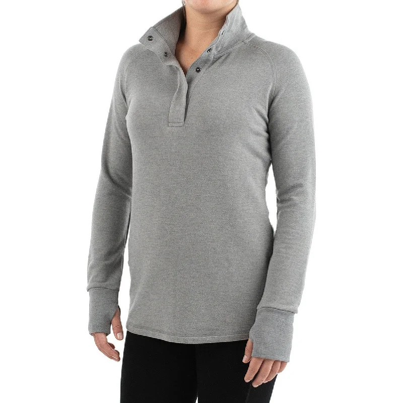 Women's Bamboo Thermal Fleece Pullover Bohemian Women's Free