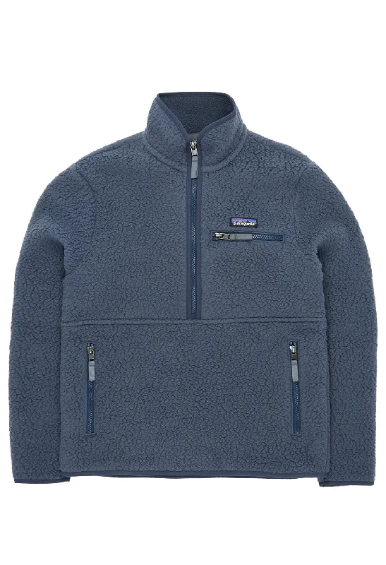 Patagonia Retro Pile Marsupial Women's Fleece Jacket - Smolder Blue Scandinavian