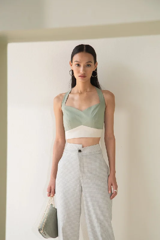Sage Halter Bustier Country