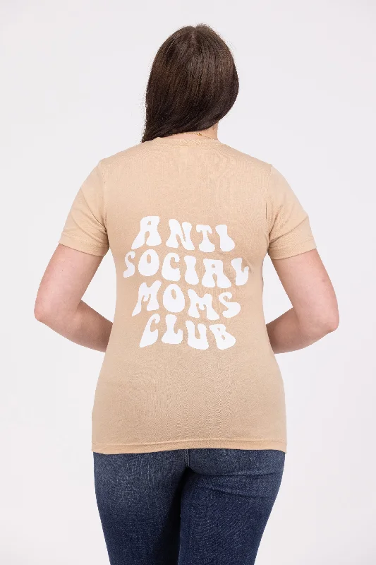 Anti-Social Moms Club Women's Graphic T-Shirt *FInal Sale* * Final Sale* Modern Women's Tech