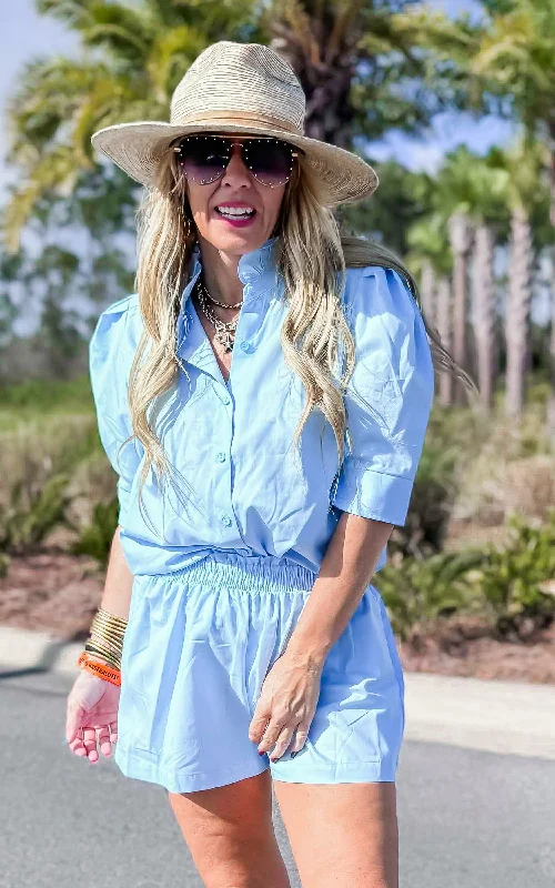 Jodie Chambray Top** Stylish Women's Neon Stylish Women's Neon