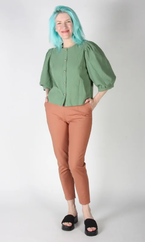 Serin Blouse - Sage Confident Women's Power