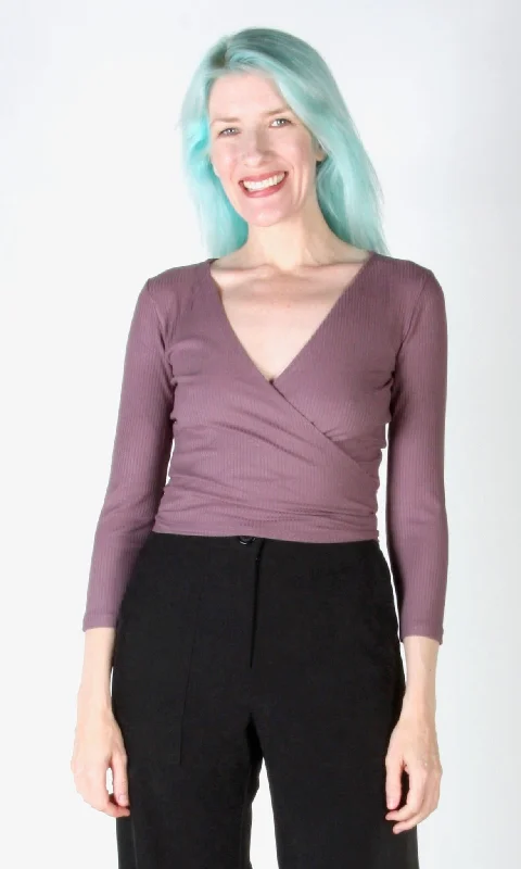Crescentchest Top - Rose Taupe Elegant Women's 