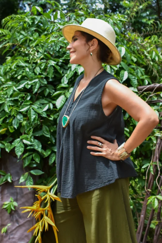 Willow Cotton Top - Black Country