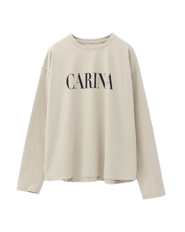 "CARINA" long tee Classic Women's Pin - striped