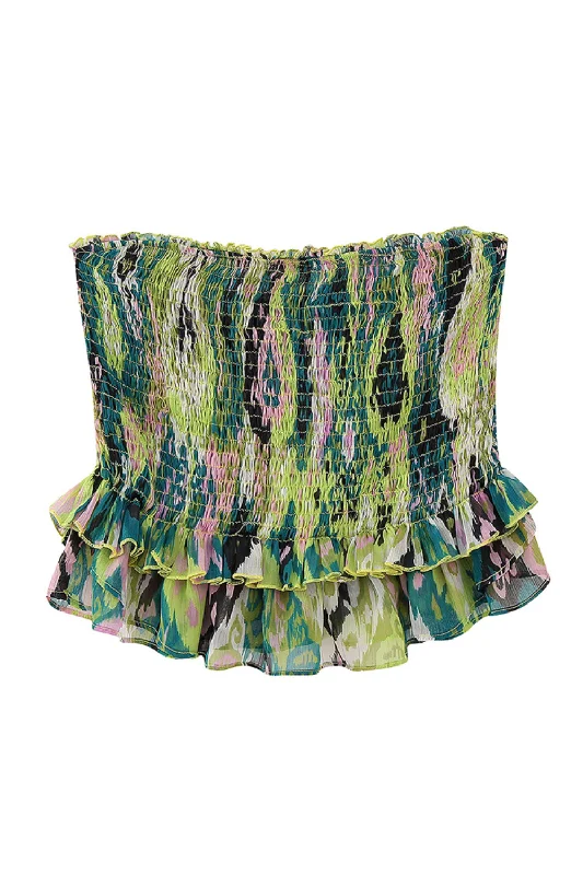 'Melody' Ruched Off-Shoulder Tube Top Refined Women's Classic 