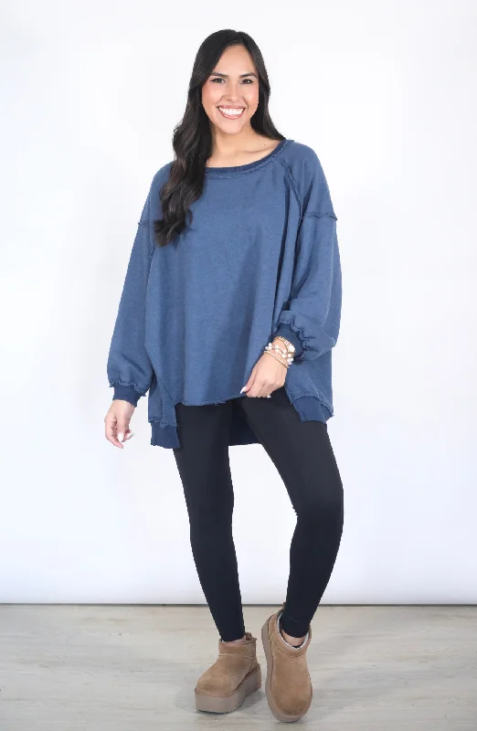 Free People Movement One To Beat Pullover Dapper Women's Bow - adorned