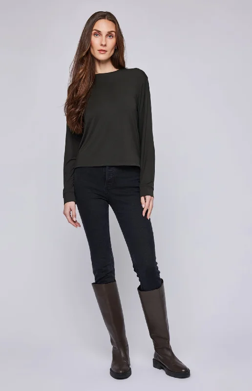 Trudy Top Sleek Women's Metallic