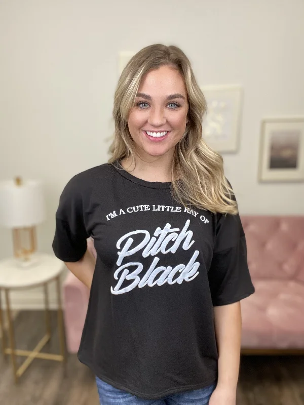 Pitch Black Women's Graphic Top Modern Women's 