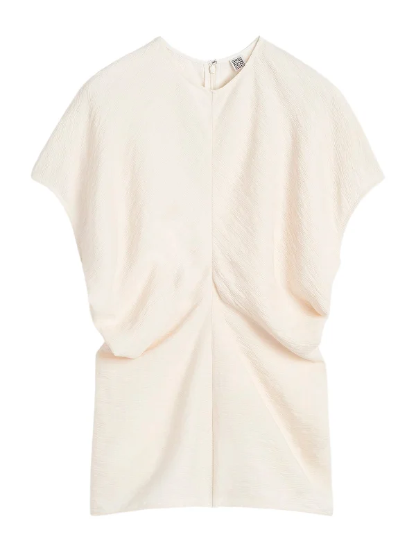 Slouch Waist Crinkled Top Casual Women's Loose - fitting