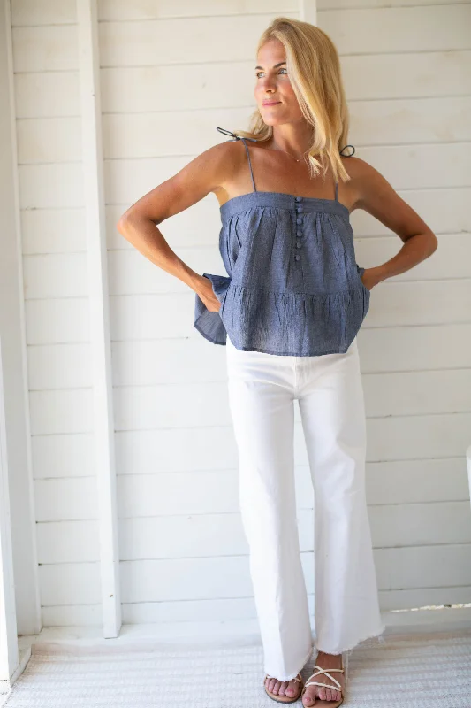 Jenna Top - Chambray Traditional Women's 
