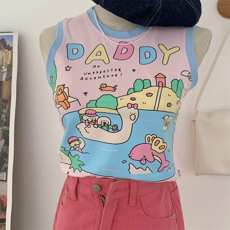 Daddy Adventure Tank Confident Women's High - fashion