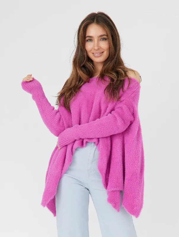 Jewel Knit - Pink Traditional Women's Wool
