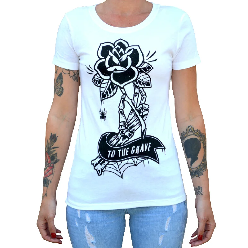 To The Grave Loose Fit Tee Streetwear Style for 