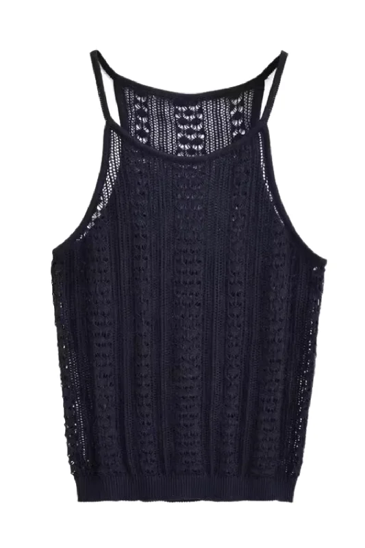 'Palma' Sleeveless Crochet Top Refined Women's Velvet