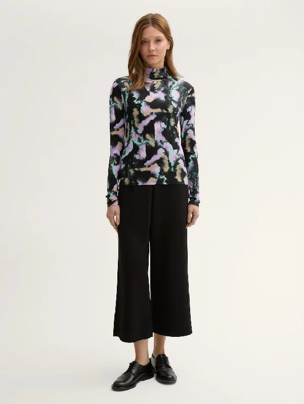Turtleneck In LENZING™ EcoVero™ Classic Women's Tweed