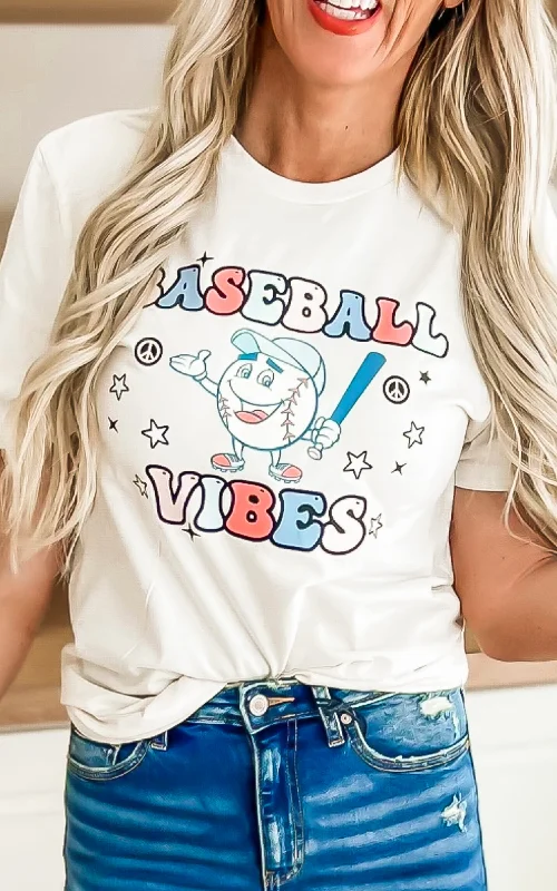 Baseball Vibes Graphic T-shirt Australian Beach Australian Beach