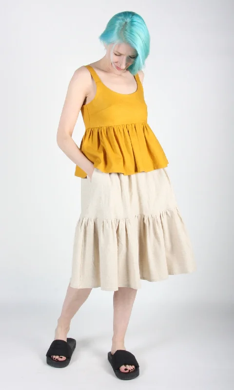 Grassquit Top - Saffron Modern Women's Tech