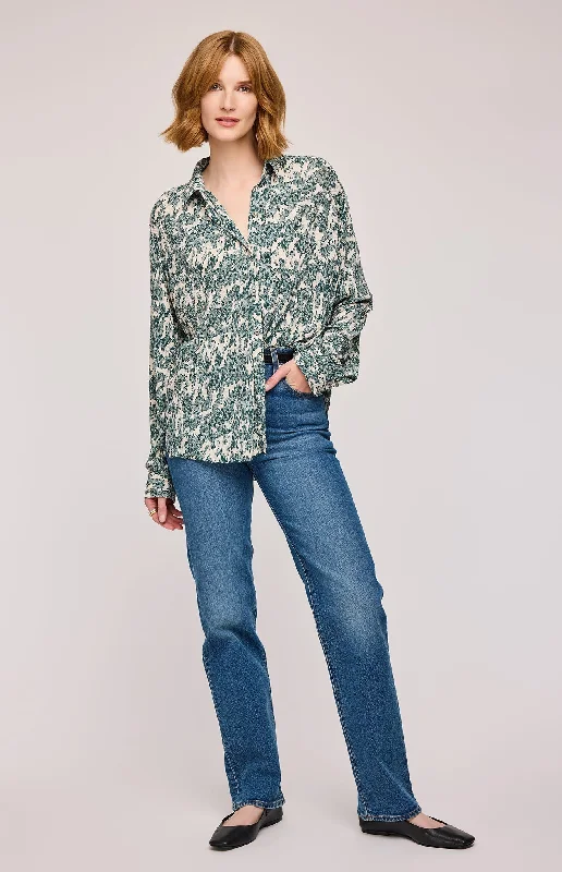 Sheila Button Down Shirt Dapper Women's 1920S