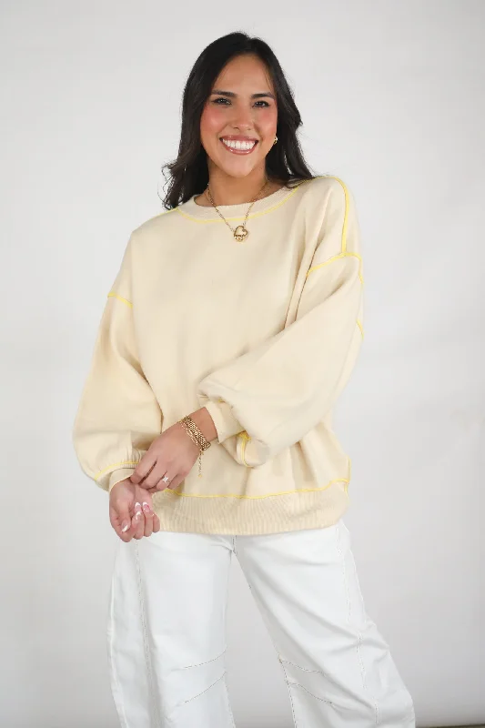 Sunbeam Stitch Pullover Cool Women's Distressed