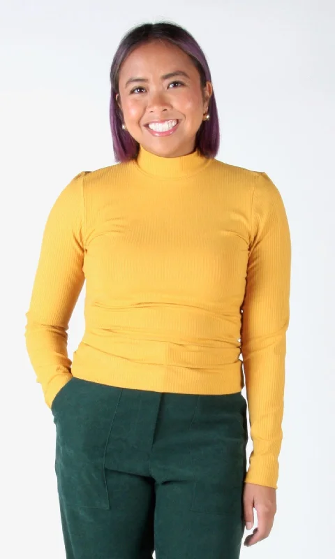 Nunchie Top - Ochre Hip Women's Retro