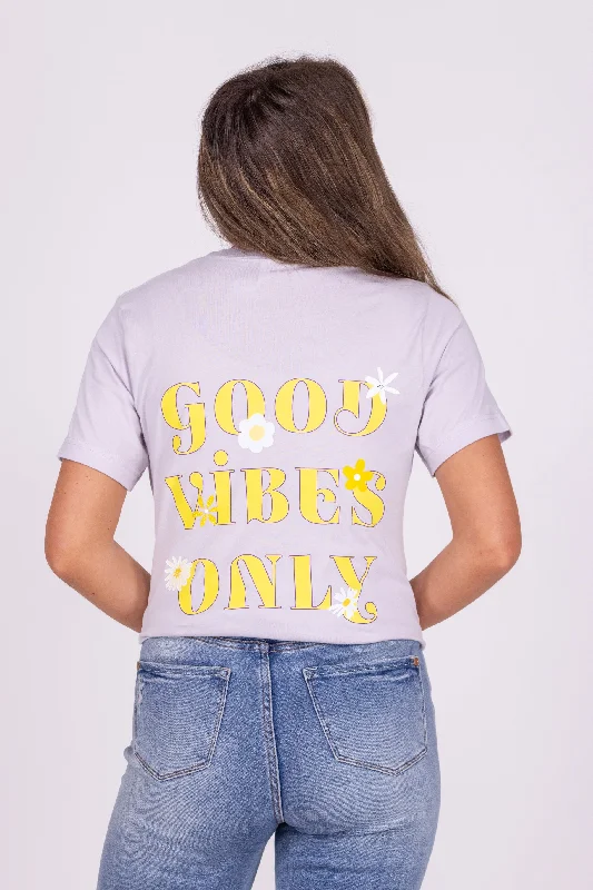 Good Vibes Only Women's Short Sleeve T-Shirt *Final Sale* * Final Sale* Sleek Women's 
