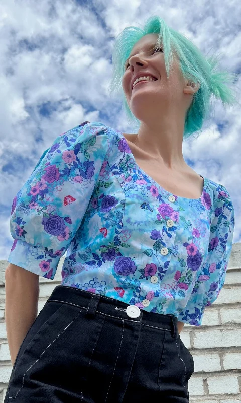 Stonechat Top - Have a Nice Day! Cool Women's Distressed