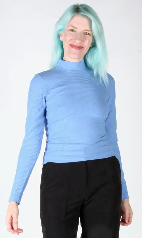 Nunchie Top - Forget-Me-Not Edgy Women's Punk