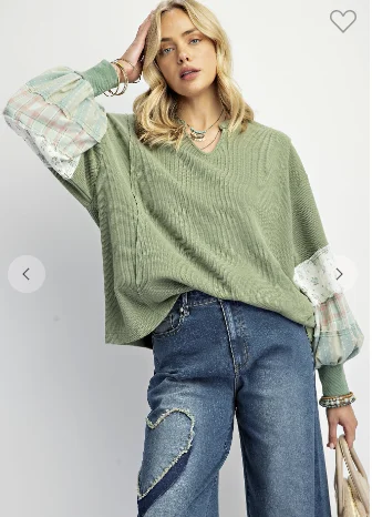 Lexington Top - Sage Earthy Women's Hemp - based
