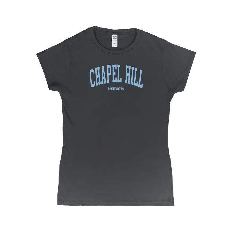 Chapel Hill North Carolina Classic Black Women's Top Feminine Women's Soft 