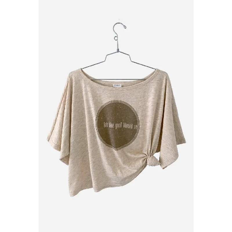 Good Times Tee Artistic Women's Hand - painted