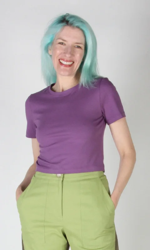 Hazel Grouse Tee - Grape Bold Women's Statement