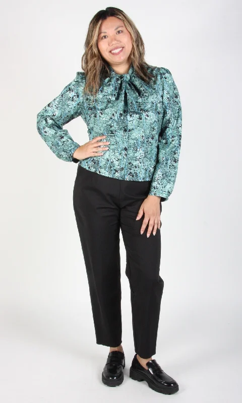 Bos'n Bird Blouse - Ice Storm Sophisticated Women's Tailored