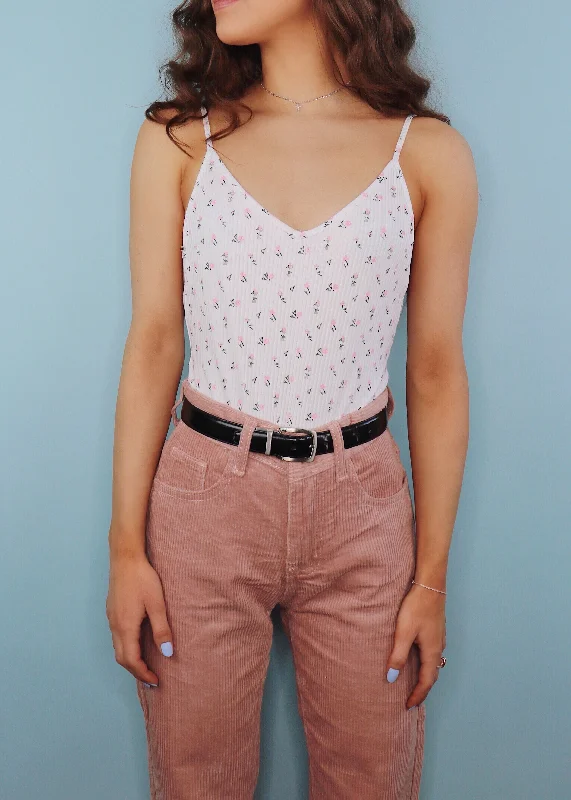White Blossoming Bodysuit Country