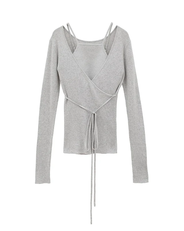CAMISOLE SET CACHECOEUR KNIT TOPS Cashmere